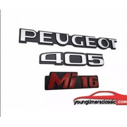 Lot monogrammes Peugeot 405...