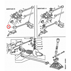 Biellette changement de vitesse BE3 après juin 1990