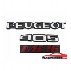 Lot monogrammes Peugeot 405...
